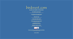 Desktop Screenshot of birdsnest.com